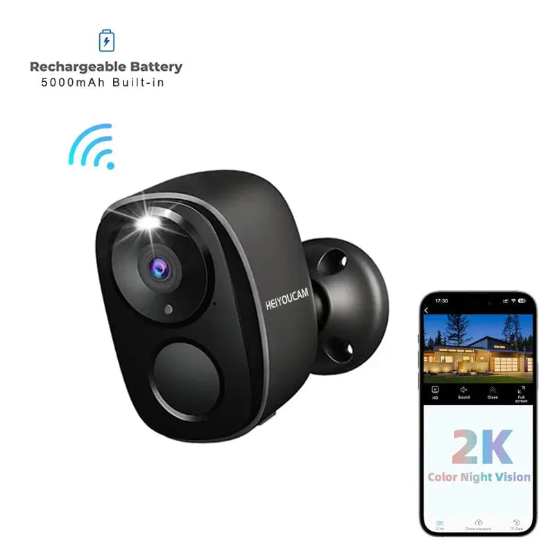 Caméra extérieure Wi-Fi sur batterie — 3 MP Vesti