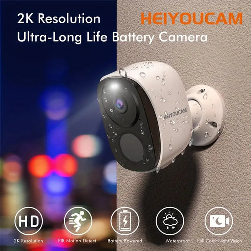 Caméra extérieure 2K 3 MP — audio bidirectionnel Vigilo