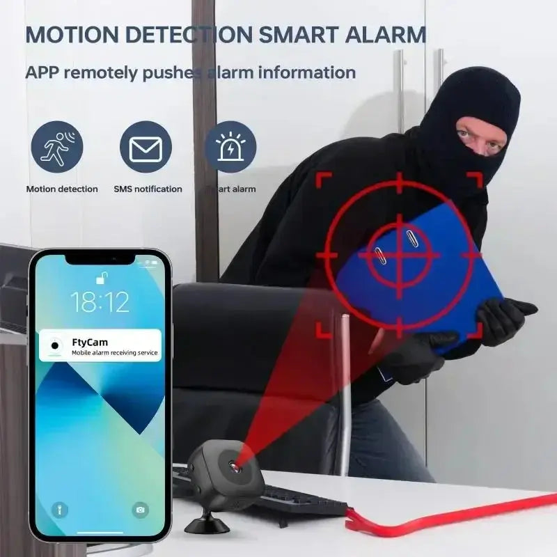Mini caméra Wi-Fi Full HD — vision nocturne Vigilo